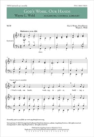 God's Work, Our Hands SATB choral sheet music cover Thumbnail